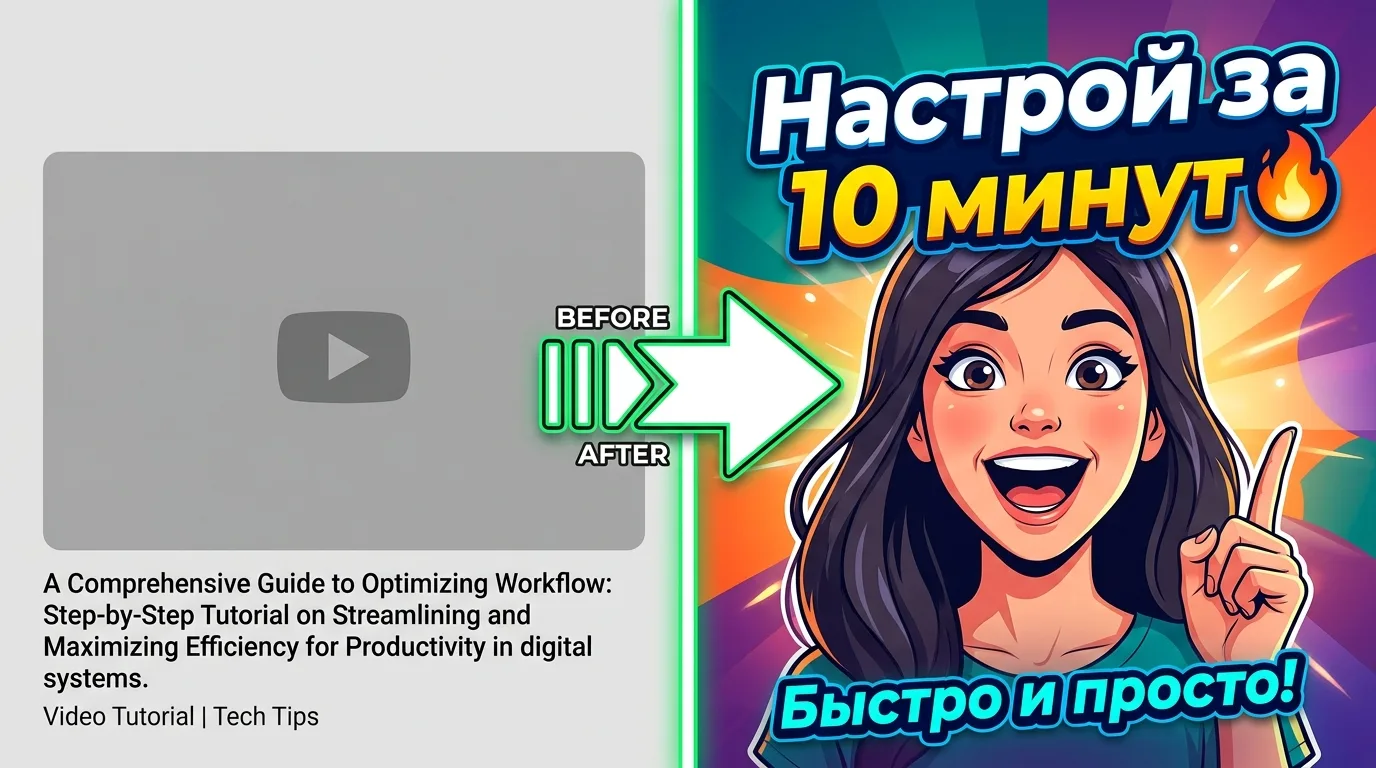 Адаптация обложек и заголовков видео с YouTube-формата на VK-формат с эмоциональными триггерами