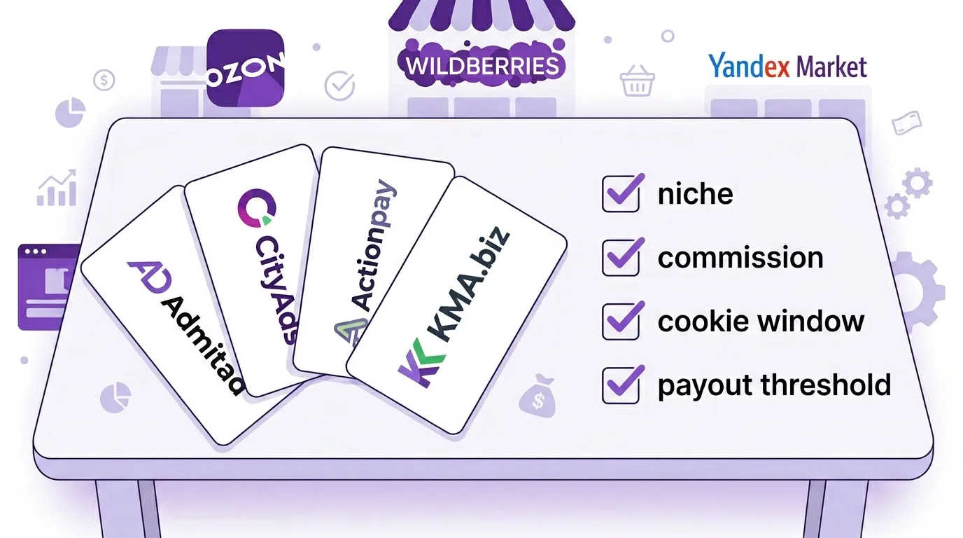 Карточки российских CPA-сетей и критерии выбора оффера для видеоблогера